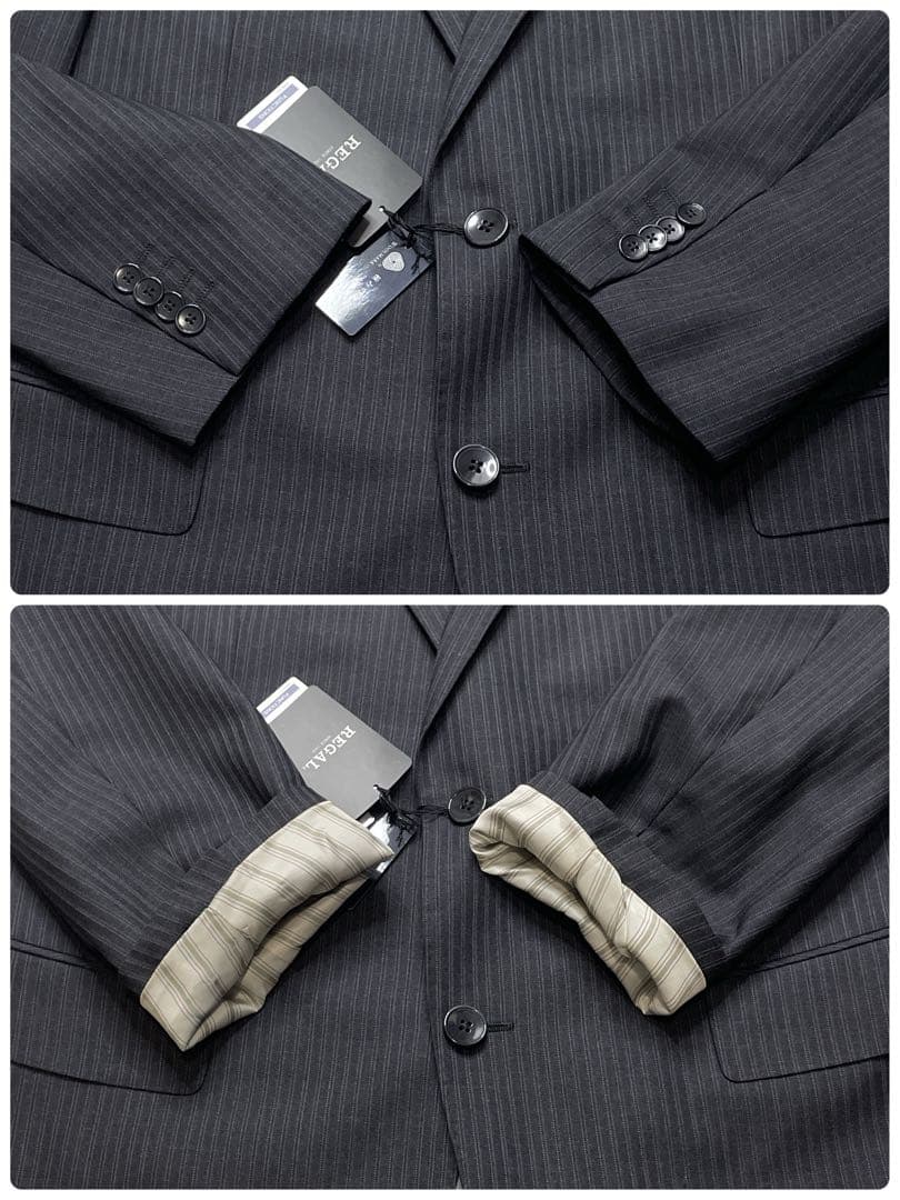 ウエスト108cm 未使用タグ付き　大きいサイズ　REGAL パンツ2本　スーツ