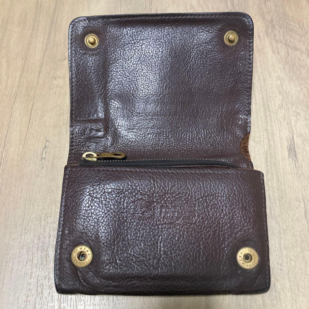 イルビゾンテ 財布 ブラウン 折りたたみ