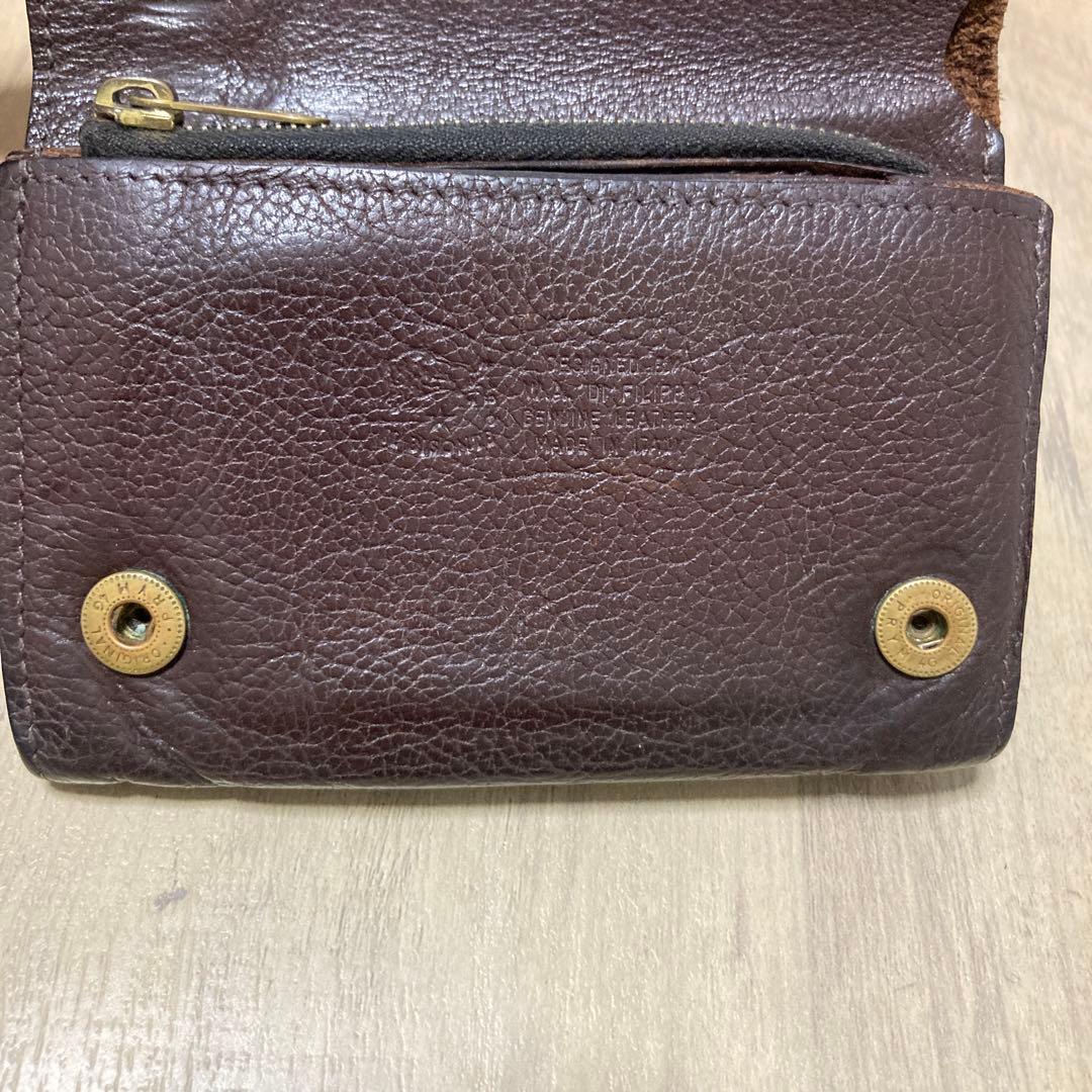 イルビゾンテ 財布 ブラウン 折りたたみ