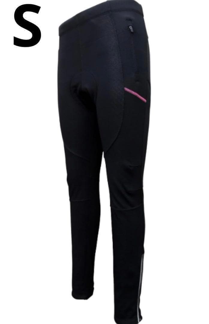 apt' レーサーパンツ レディース ウインドブレークタイツ 3Dパッド冬用