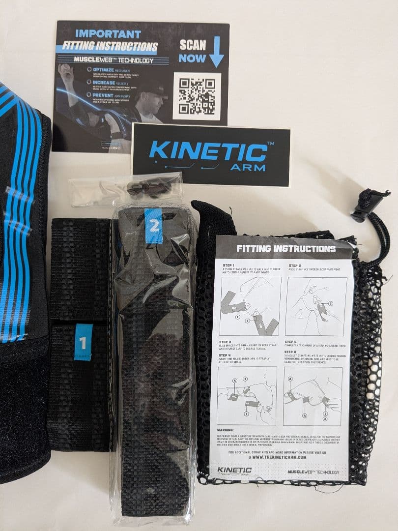 新品同様 キネティックアームKINETIC ARM サイズS 右投げ