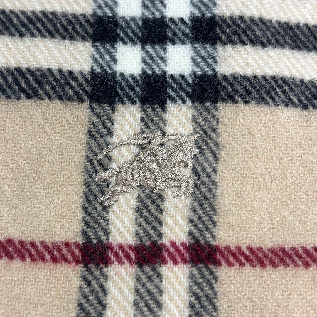 新品未使用　バーバリーロンドン　カシミヤ混　マフラー　ノバチェック　レディース