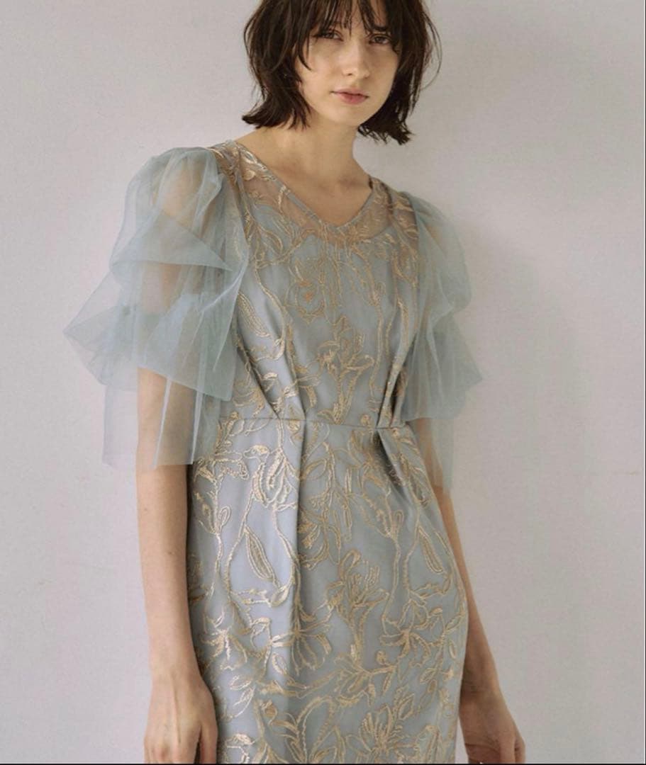 【専用】LE'RURE Fluffy sleeve pencil dress