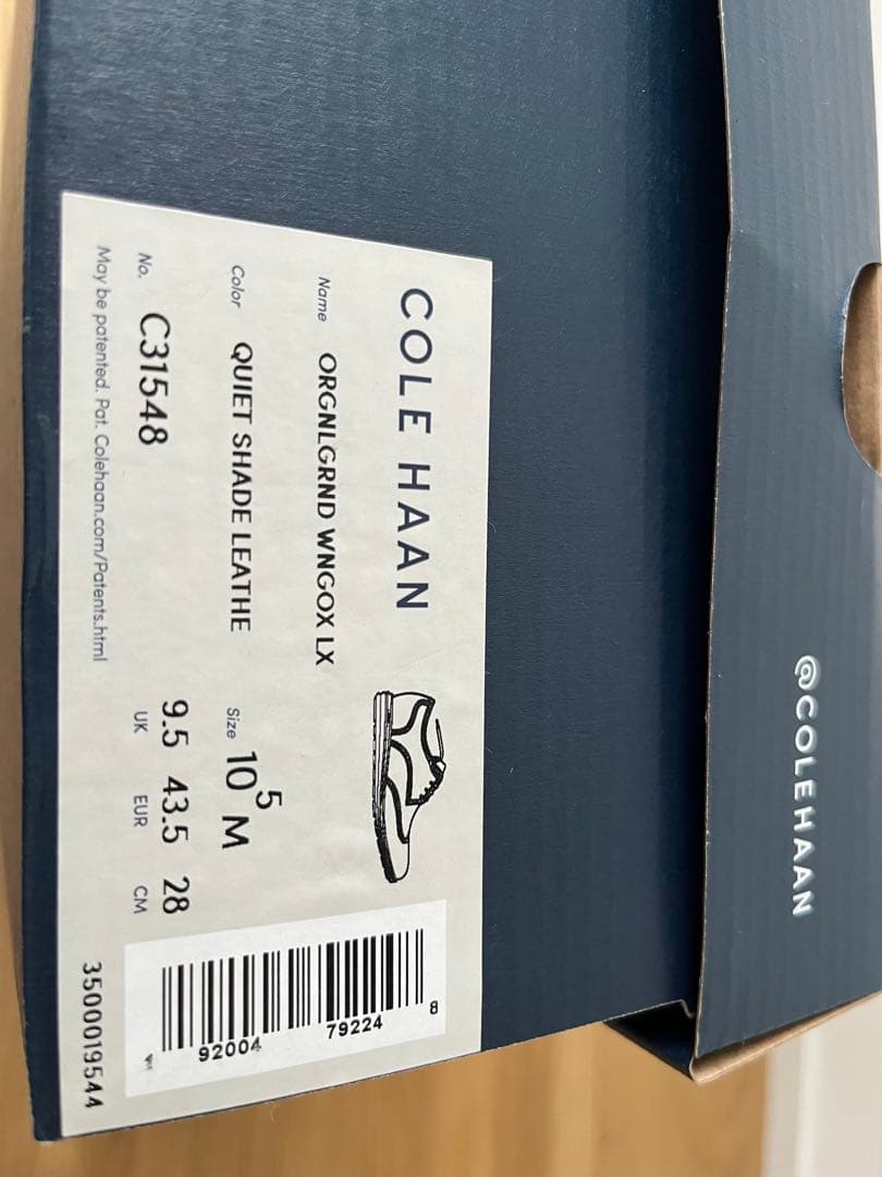 COLE HAAN ORIGINALGRAND US10.5 28cm 未使用品