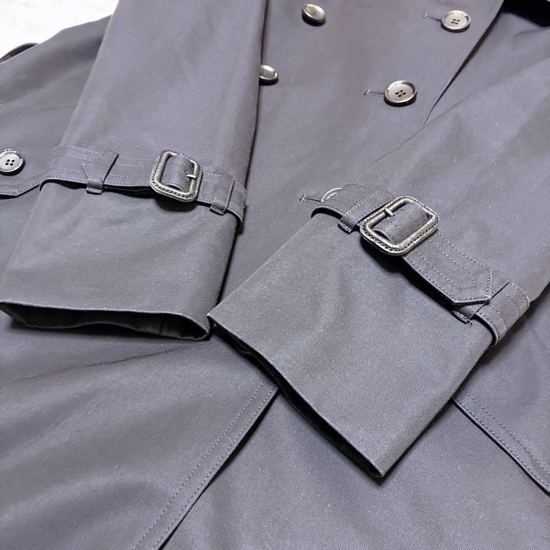 ⭐️美品⭐️ サンヨー　100年コート　トレンチコート　チェック　ライナー　ネイビー