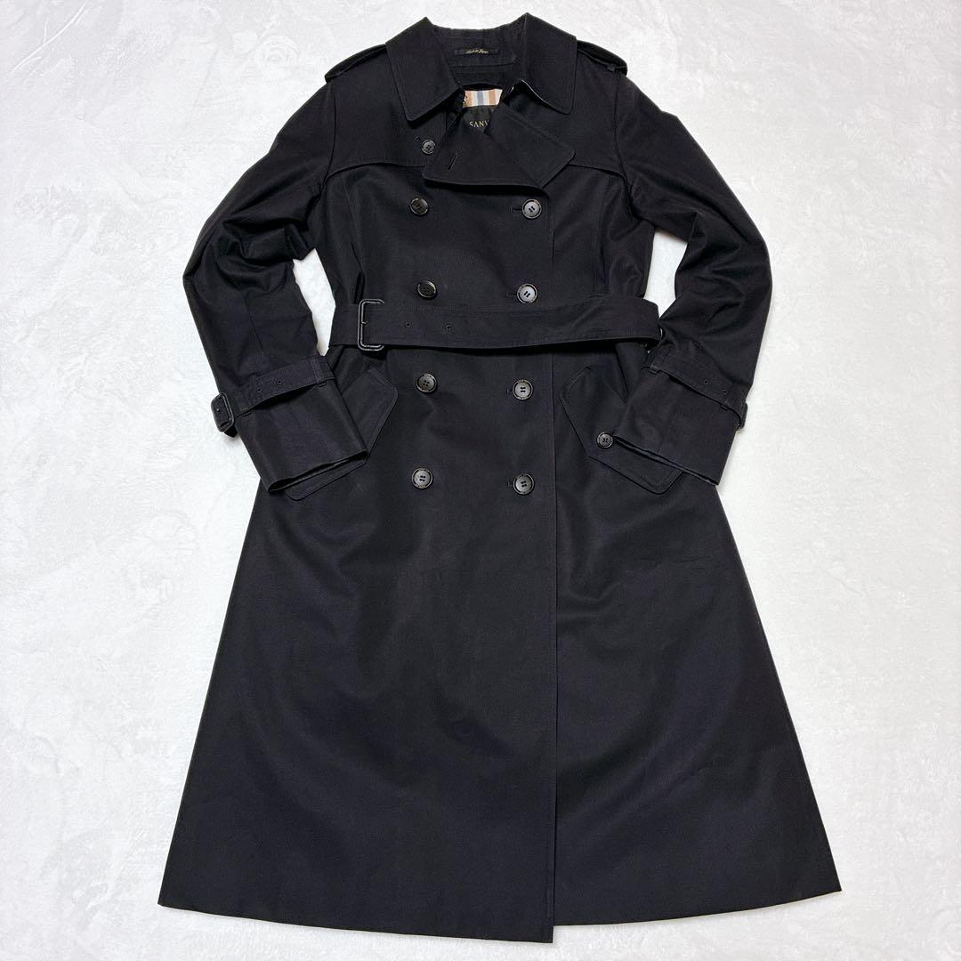 ⭐️美品⭐️ サンヨー　100年コート　トレンチコート　チェック　ライナー　ネイビー