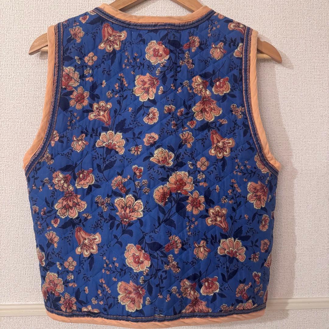 シンゾーン shinzoneキルティング フラワープリント ホーリーベスト