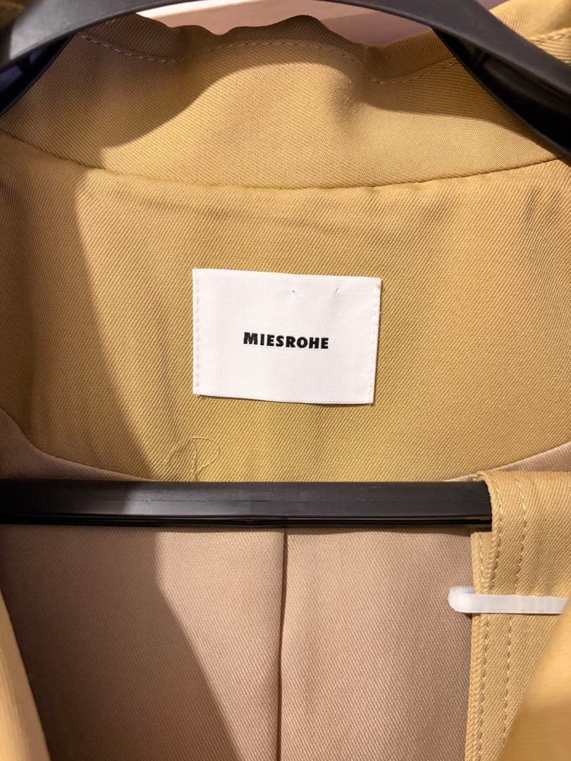 【美品】MIESROHE /ドルマンスリーブトレンチコート(復刻トレンチコート)