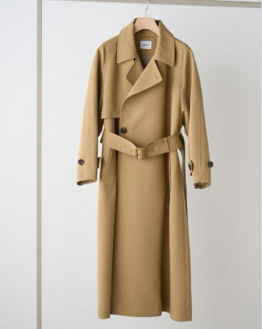 【美品】MIESROHE /ドルマンスリーブトレンチコート(復刻トレンチコート)