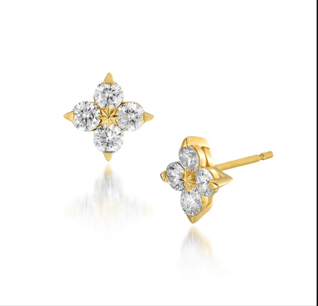 Star Jewery K18 BRIGHTEST STAR ピアス