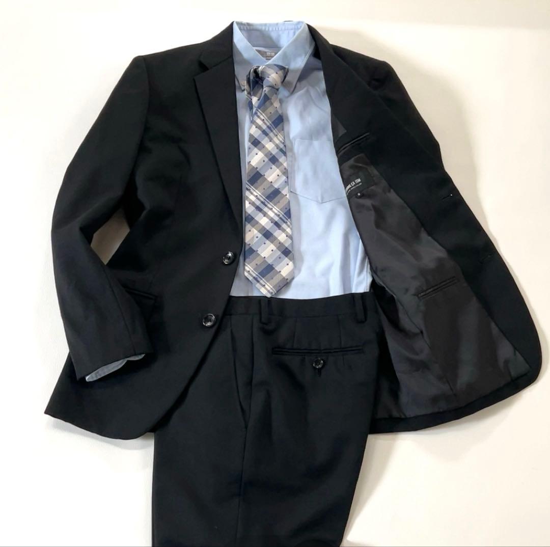 【美品】コムサイズム フォーマル セットアップ 黒 入学式、卒業式、式典