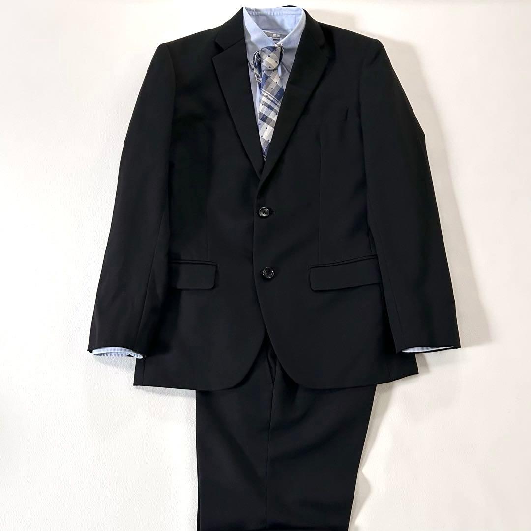 【美品】コムサイズム フォーマル セットアップ 黒 入学式、卒業式、式典