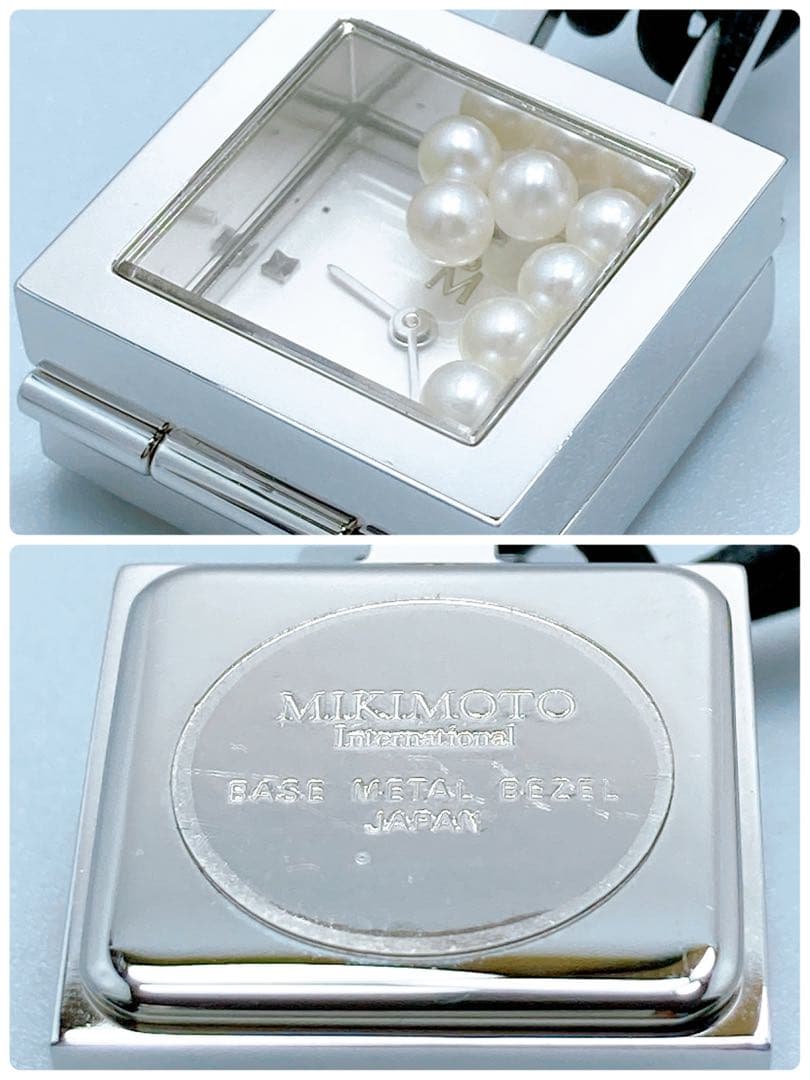 486 ミキモト　7P パール　ペンダントウォッチ　ネックレス　時計
