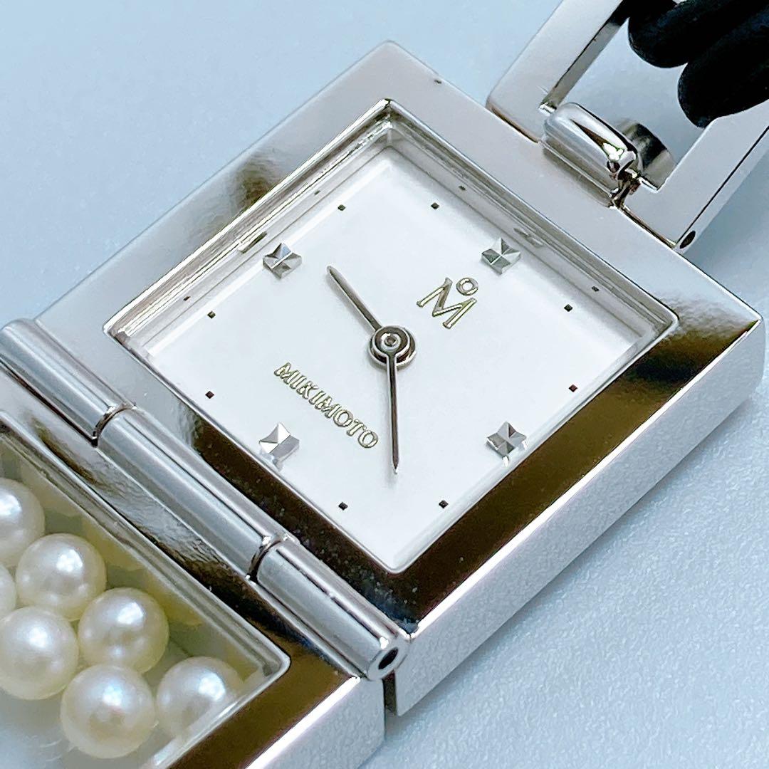 486 ミキモト　7P パール　ペンダントウォッチ　ネックレス　時計