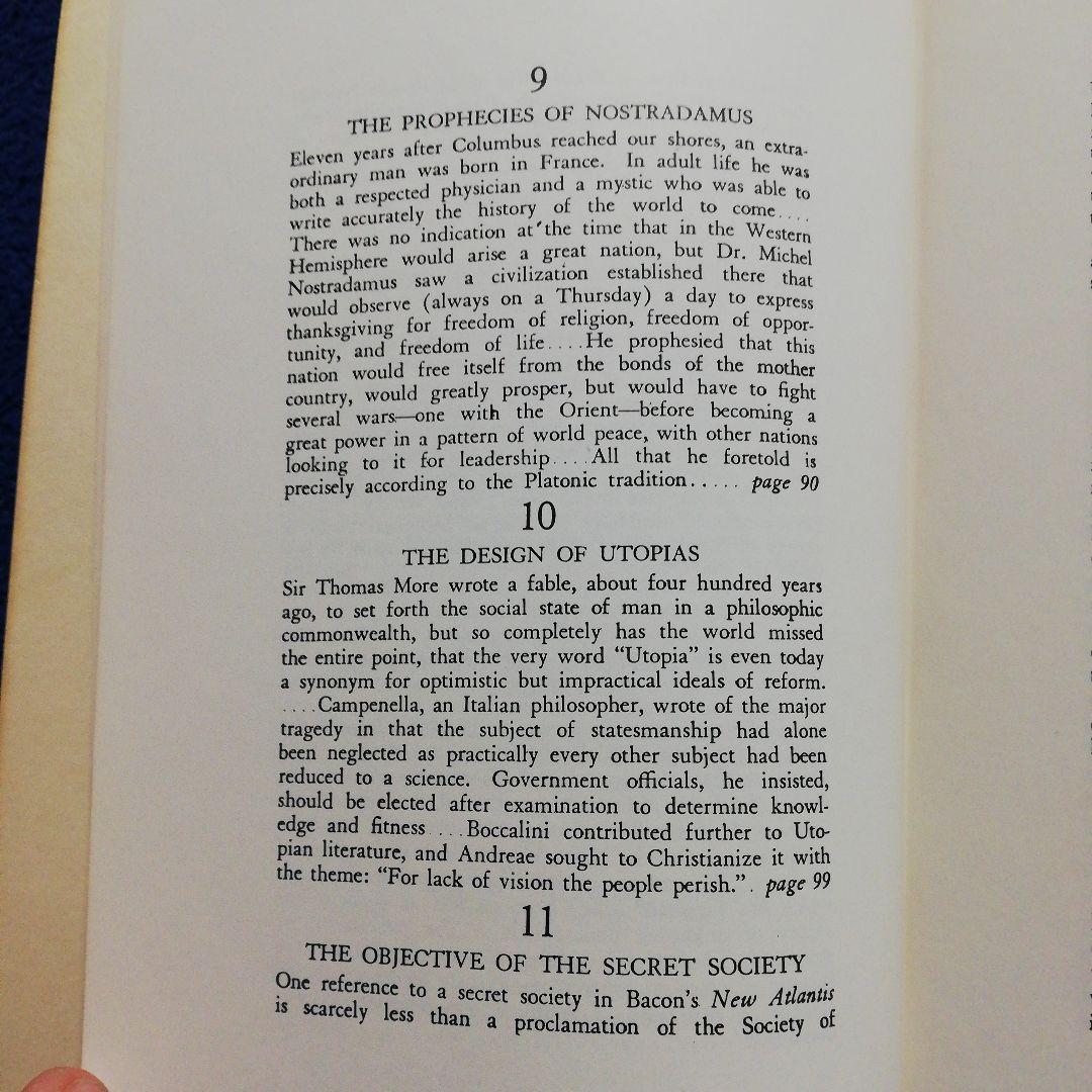 洋書 The Secret Destiny of America by Hall