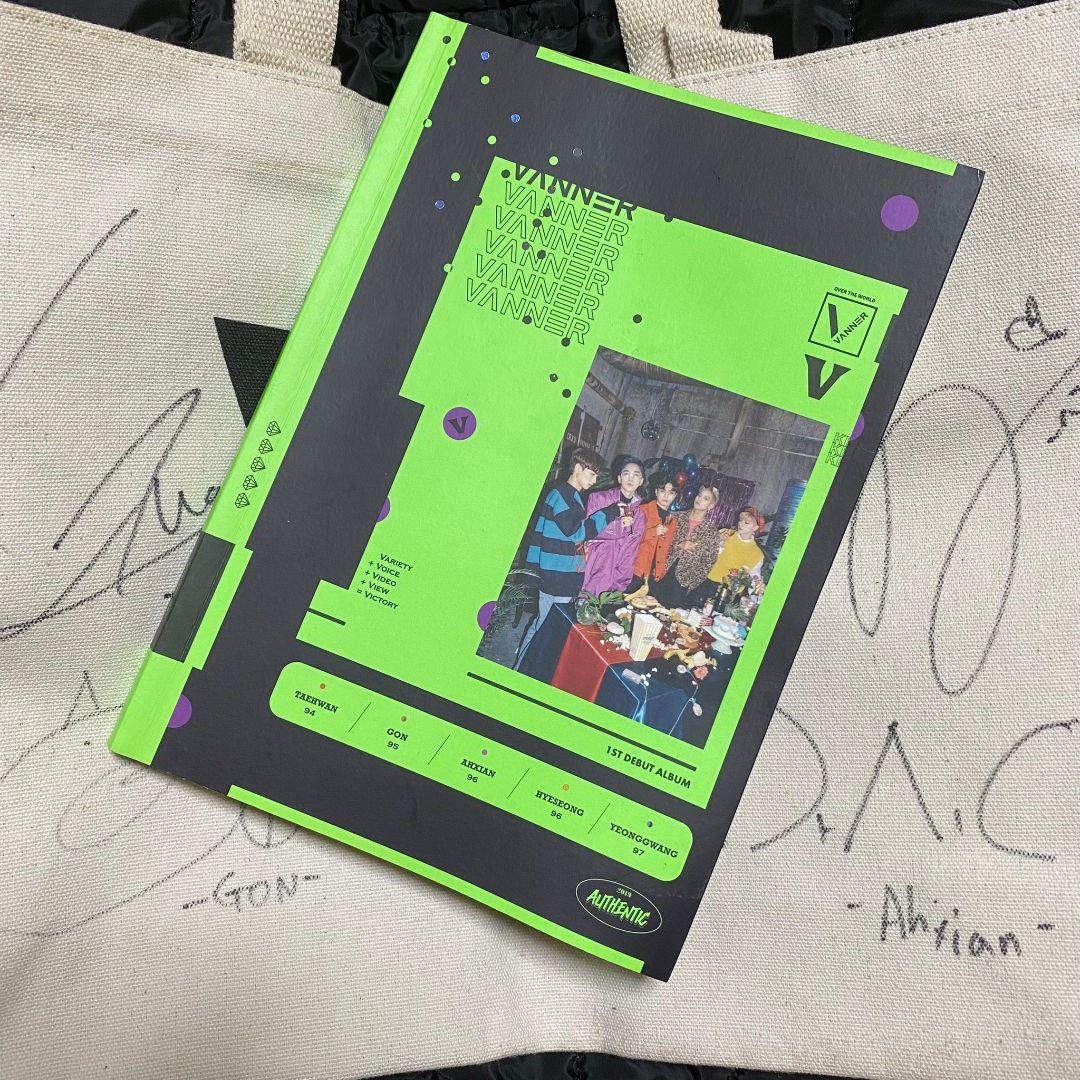 VANNER デビューアルバム サイン入りトートバッグ