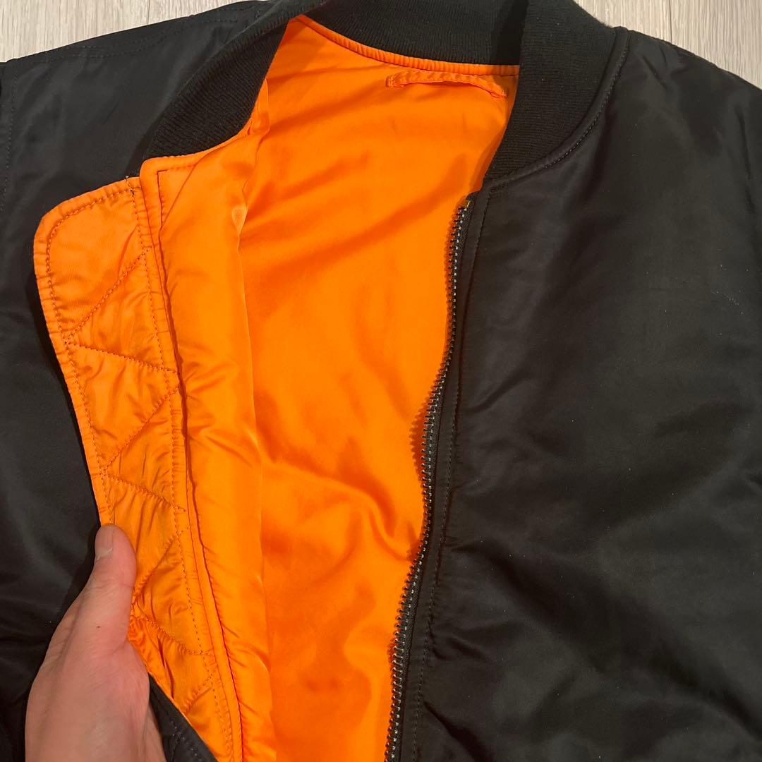 ALPHA MA-1 ブラック XL