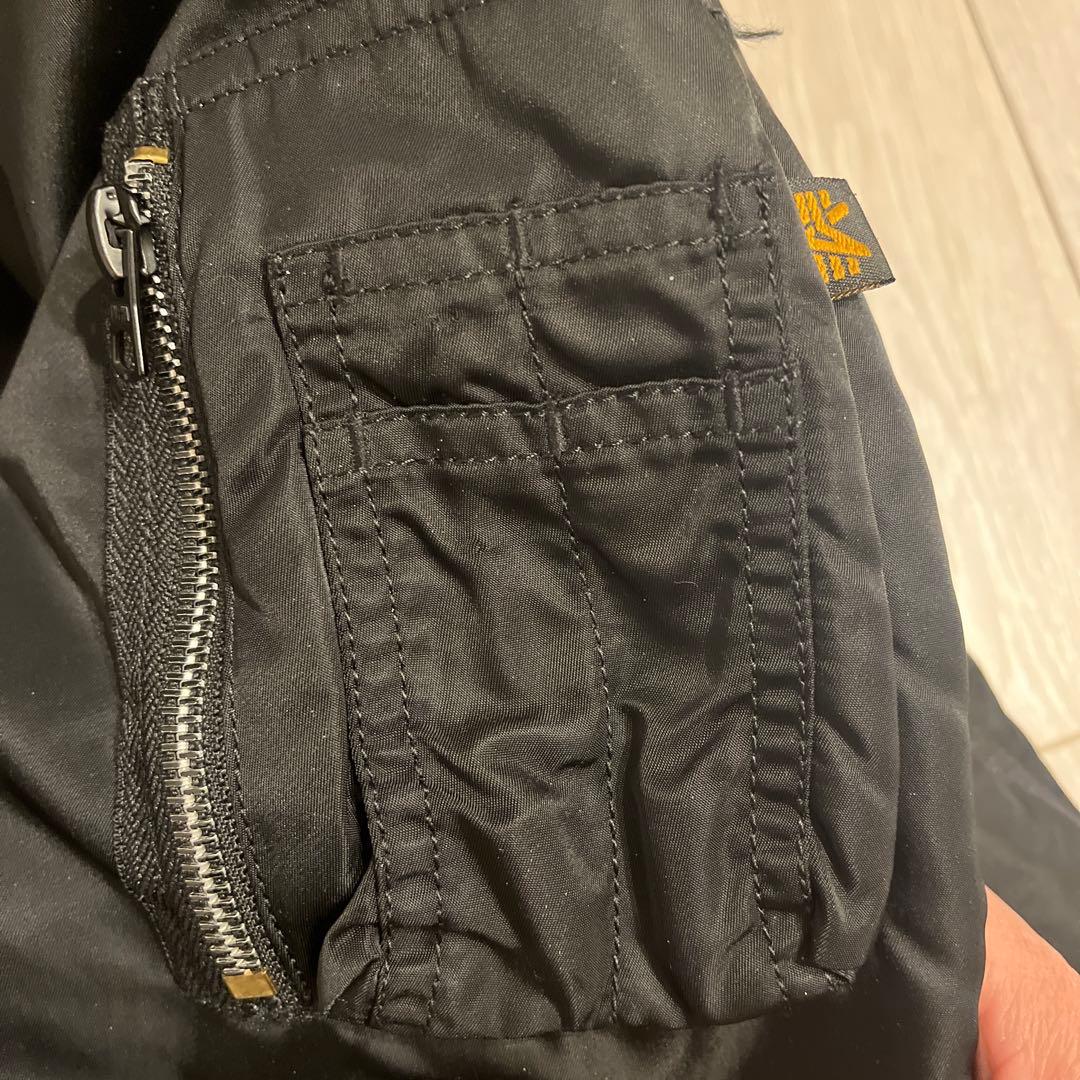 ALPHA MA-1 ブラック XL