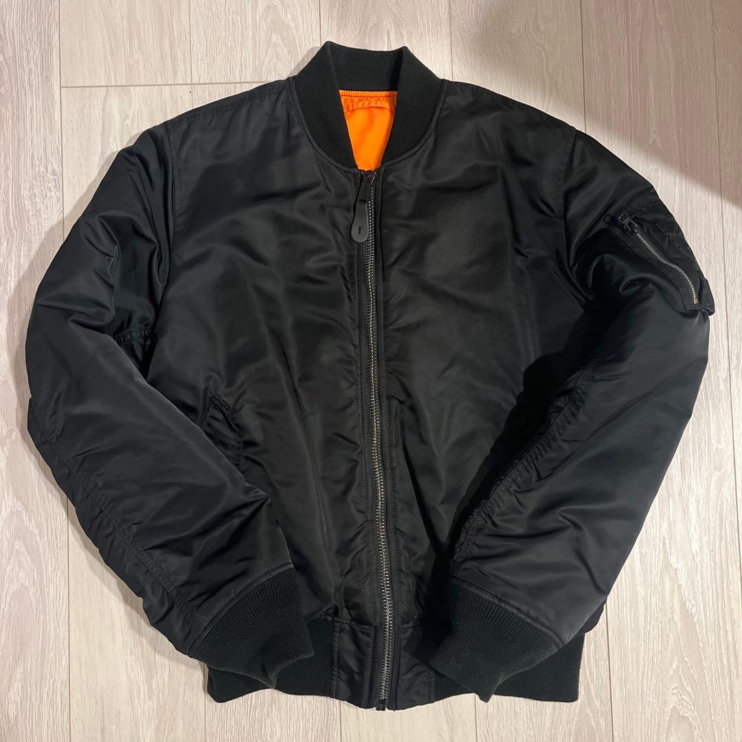 ALPHA MA-1 ブラック XL