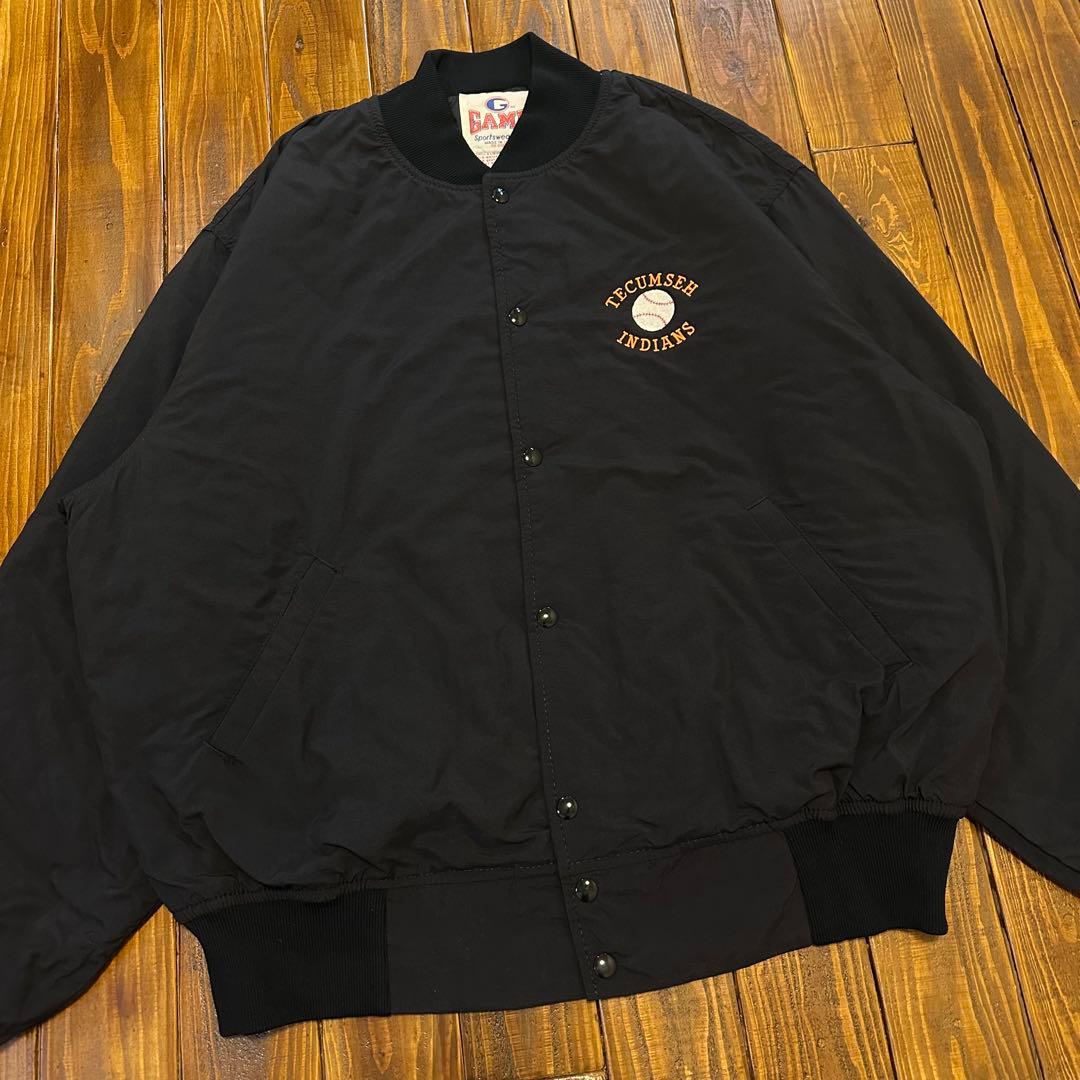 USA製！【GAME ゲーム】ベースボールジャケット　XXL オーバーサイズ