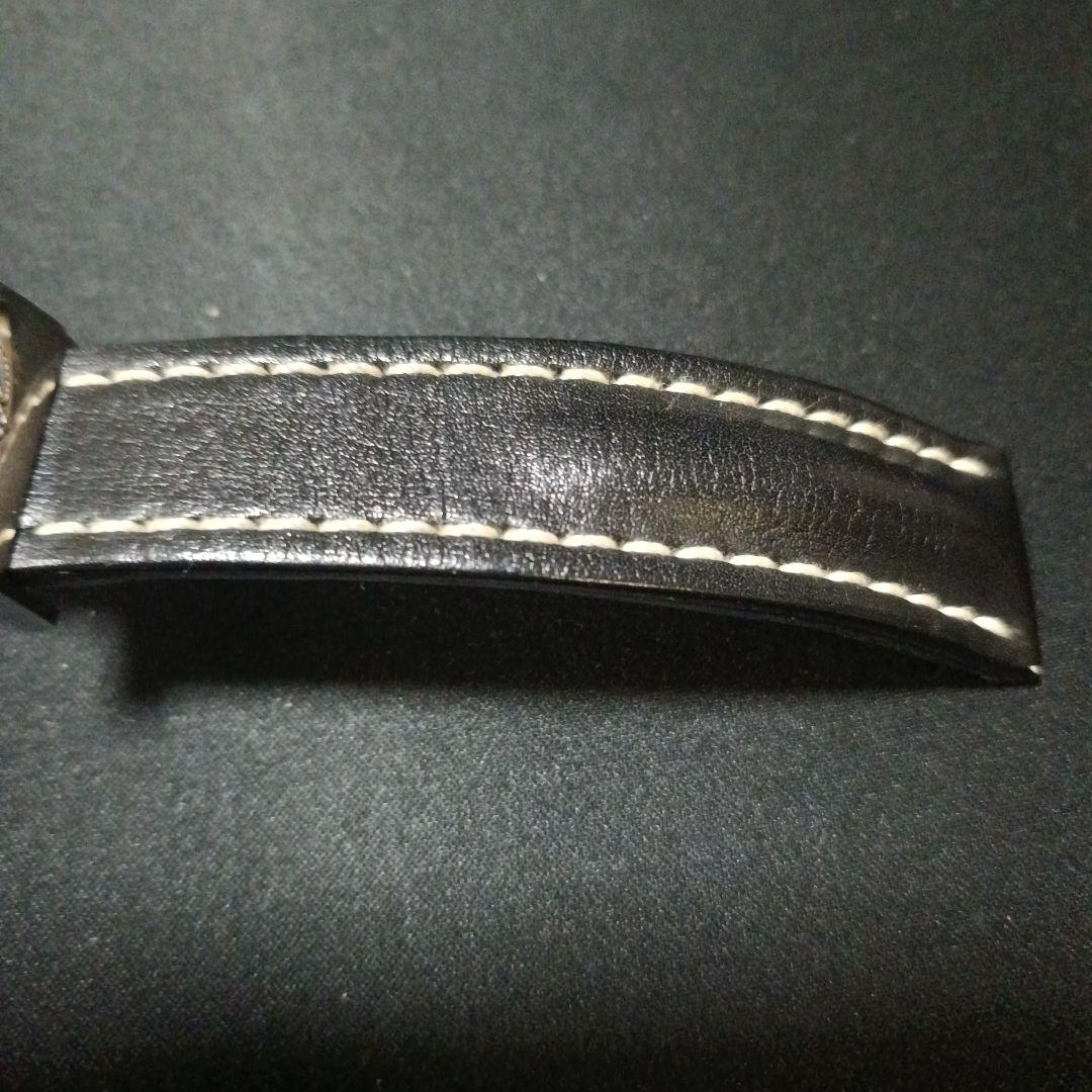 て*ん様 BREITLING レザー ベルト 黒