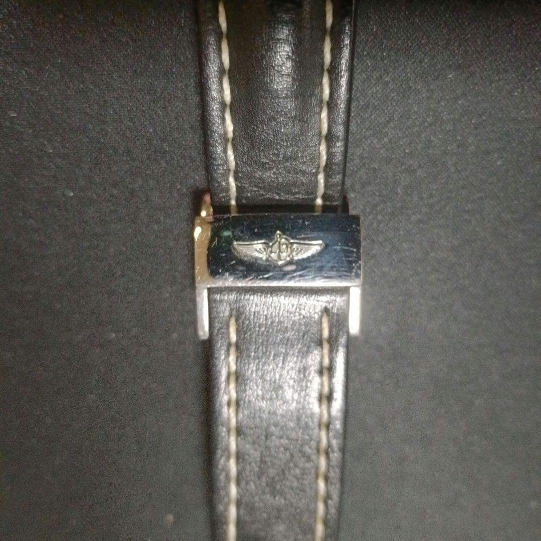 て*ん様 BREITLING レザー ベルト 黒