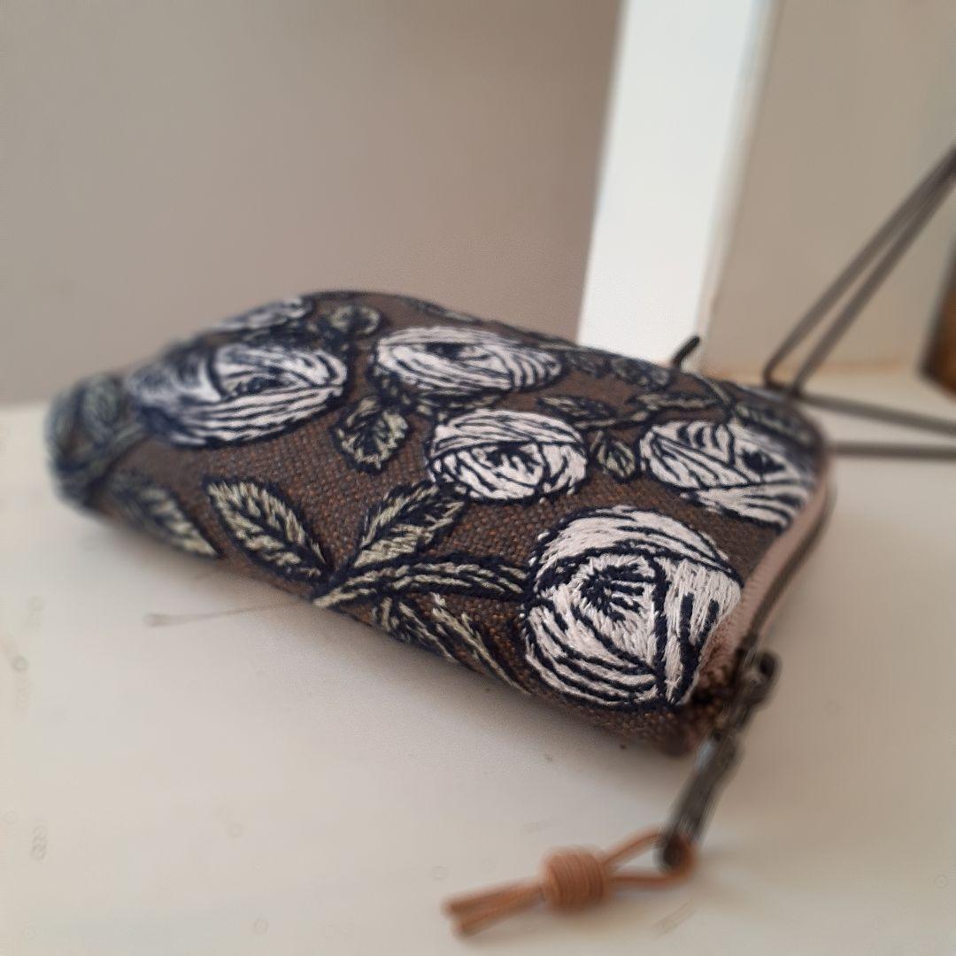 【new❤︎一般販売】⚮̈ ミナペルホネン rosy ロージー◆布製ハーフ財布