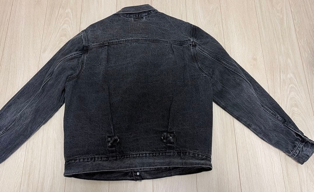 【レア】EDIFICE別注　Levi's ブラックデニムジャケット