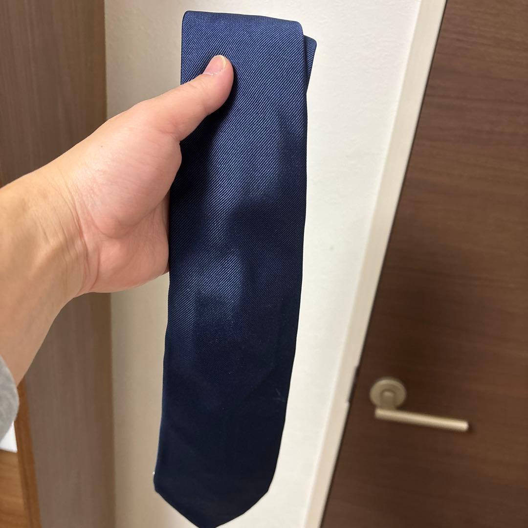 マリネッラネクタイ／マリネッラネイビー／無地／箱付き