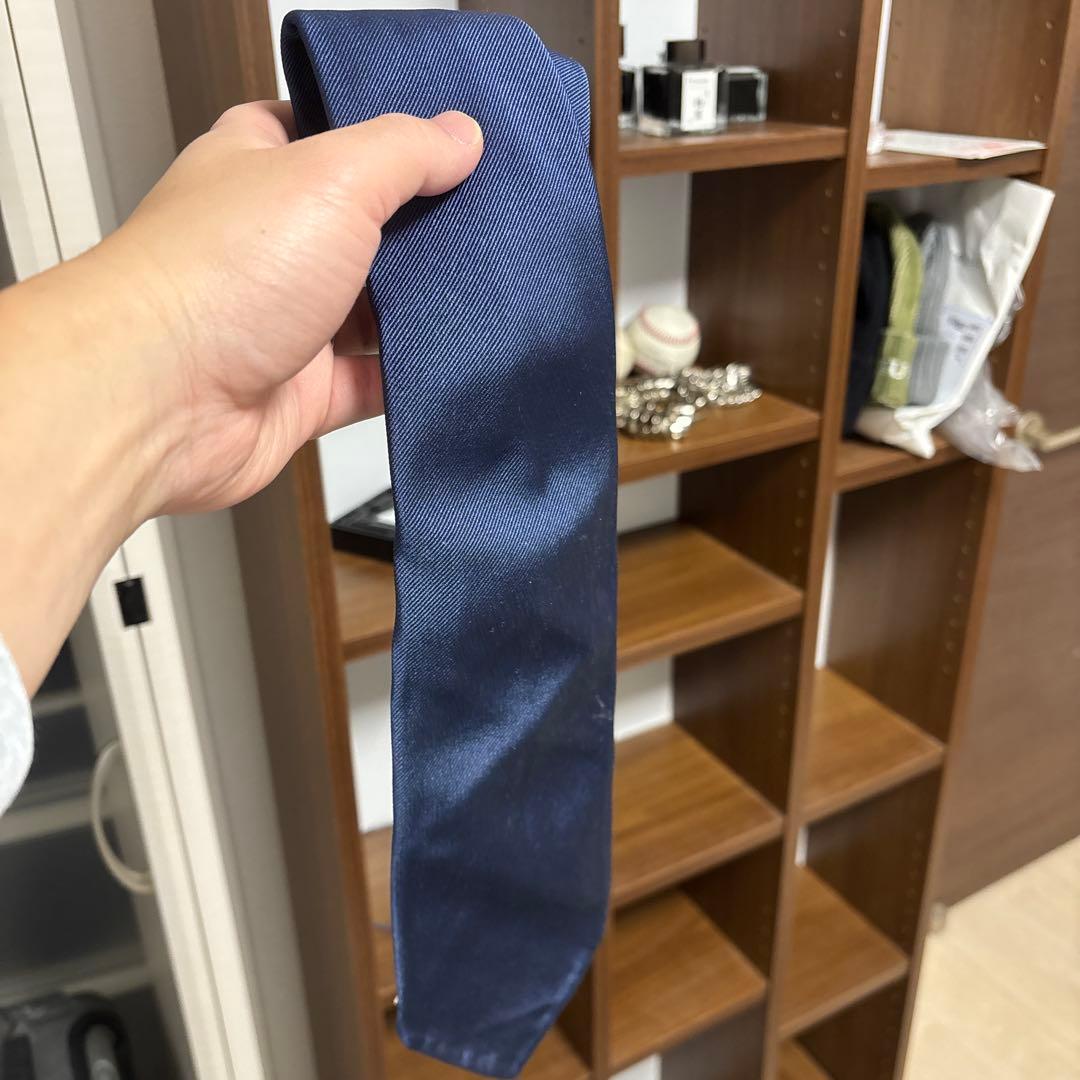マリネッラネクタイ／マリネッラネイビー／無地／箱付き