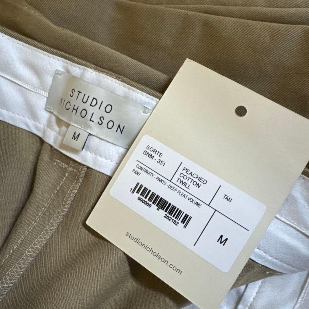 パンツ STUDIO NICHOLSON SORTE TAN M