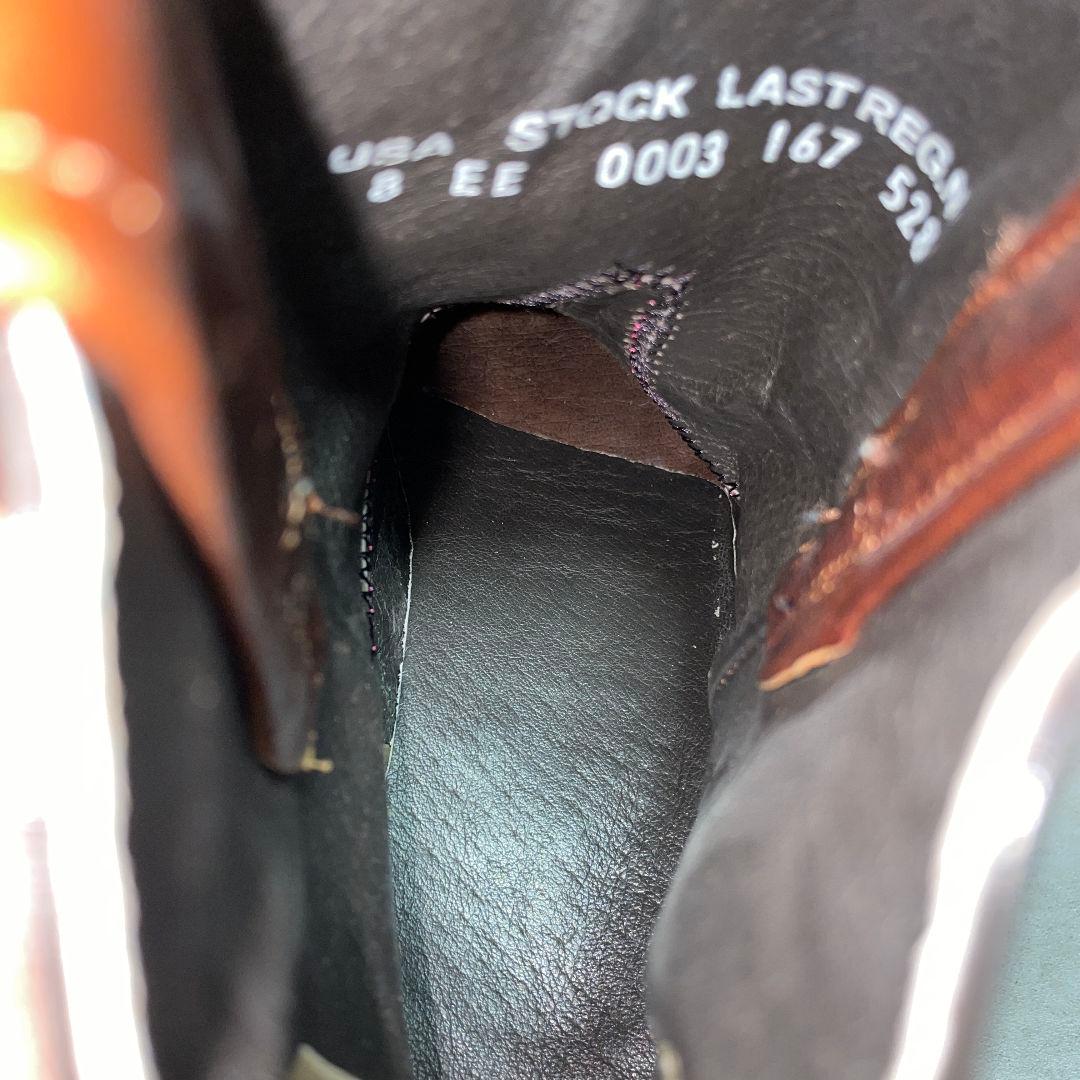 【botas jaca】（8EE）ウエスタンブーツ ショート ブラウン レザー