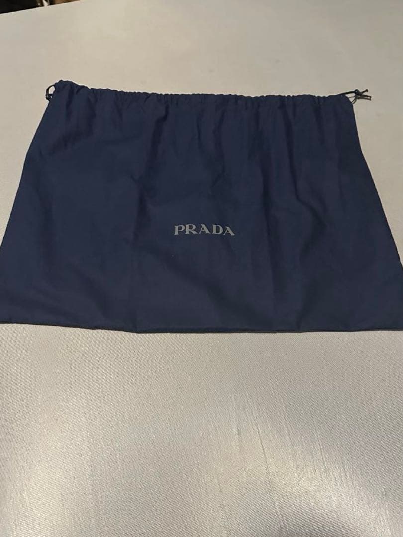 PRADA ネイビー バケットハット 収納袋付き