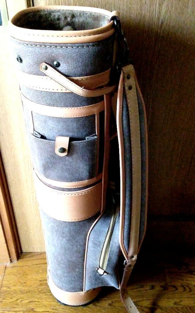 y*l様 ブラック＆ホワイト　キャディバッグ 中古品