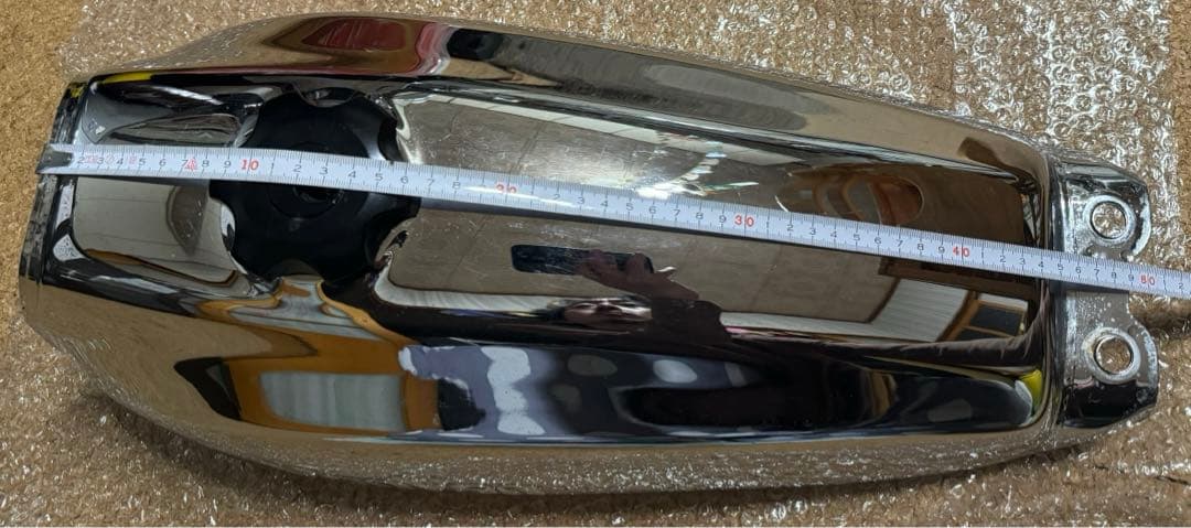 スズキ　バンバン200純正メッキタンク　美品