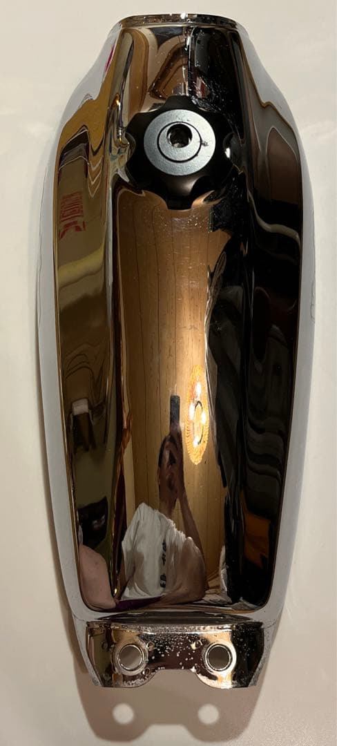 スズキ　バンバン200純正メッキタンク　美品