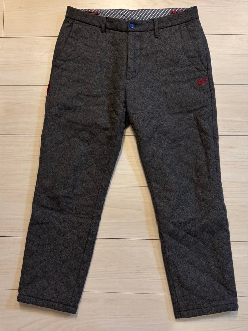 マスターバニーエディション　グレー キルティングパンツ