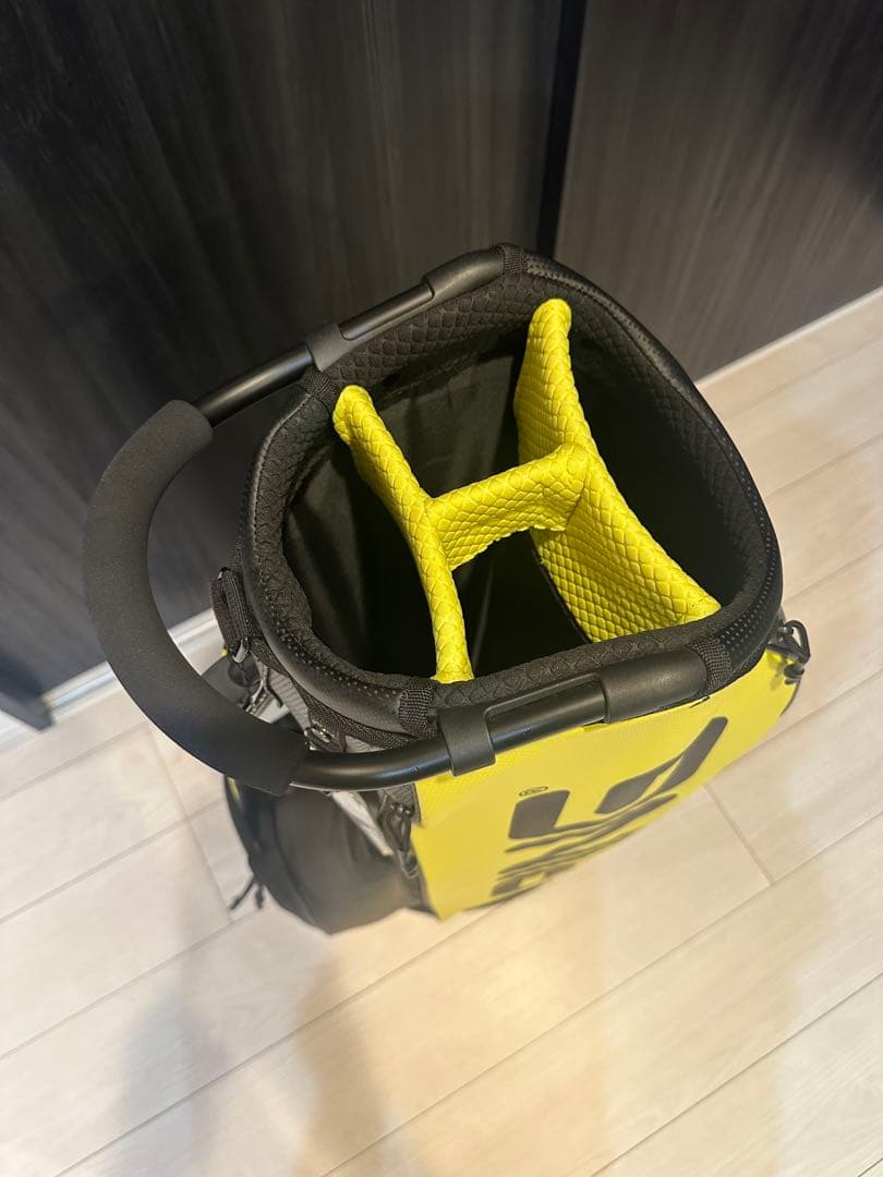 新品未使用★PING キャディバッグ イエロー×ブラック