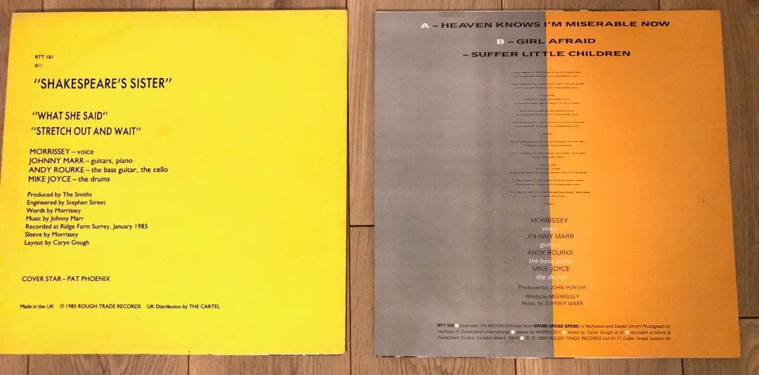 The Smiths レコード １２インチシングルセット２枚 ①