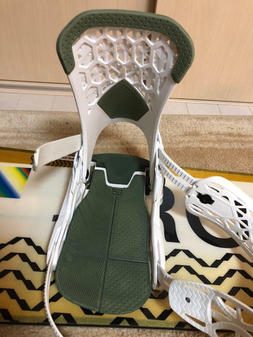 ロームSDS チープトリックスノーボード149cmサロモンビンディング3点セット