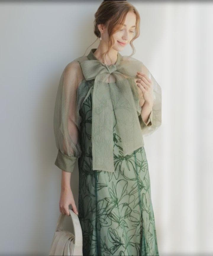 【Dorry Doll】美品♡ボウタイボレロセットドレス 結婚式 オケージョン