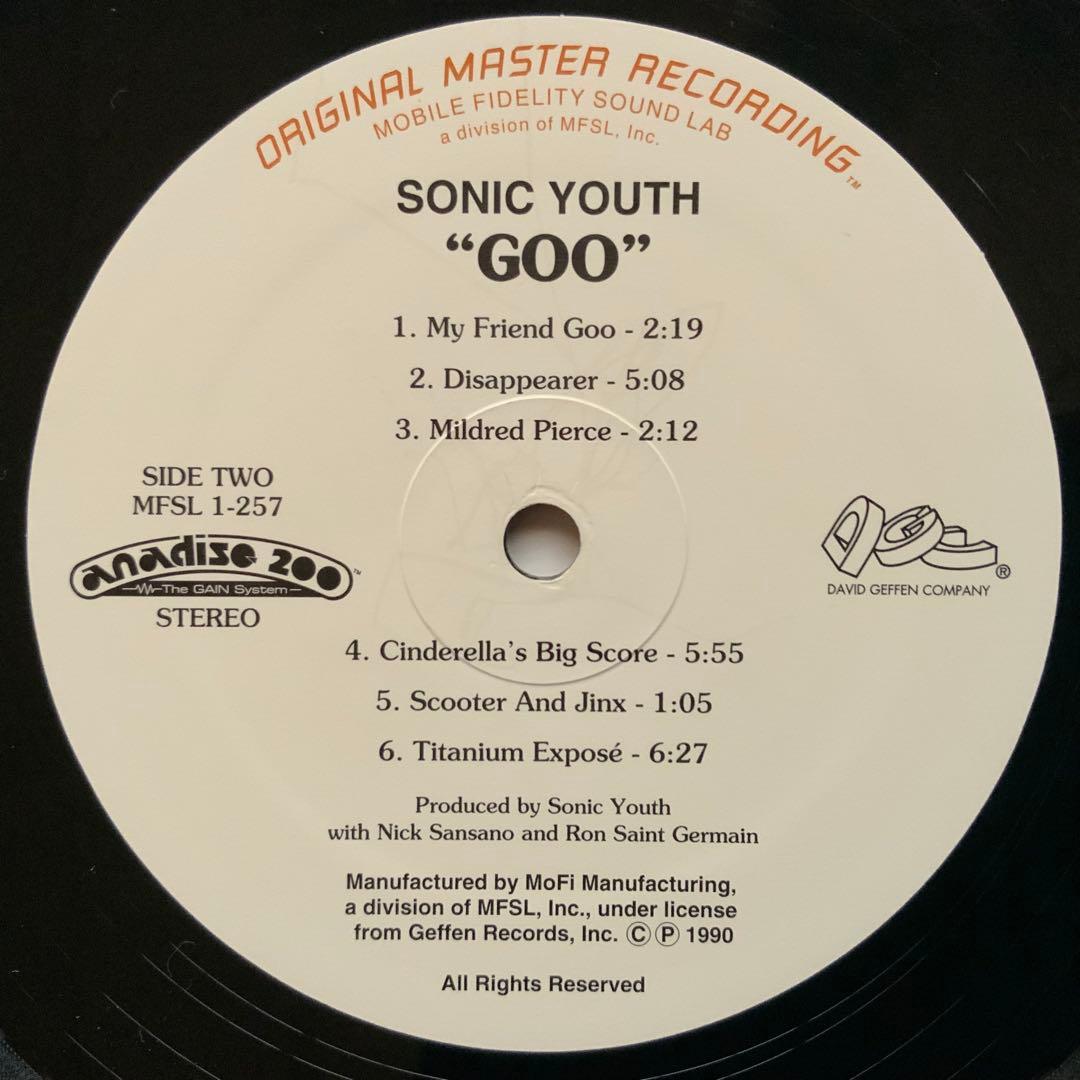 洋楽 Sonic Youth / Goo / MFSL 1-257