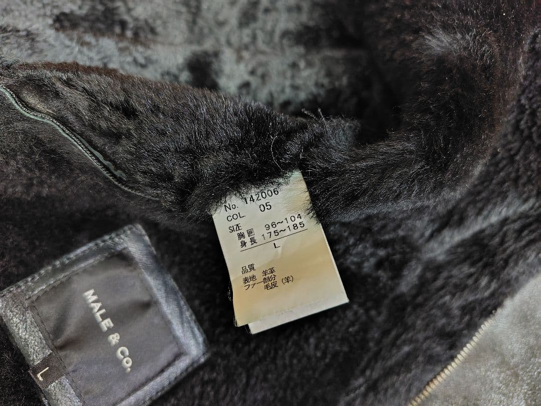 上質 リアルムートンジャケット/ラムレザー ライダース/フライトジャケット