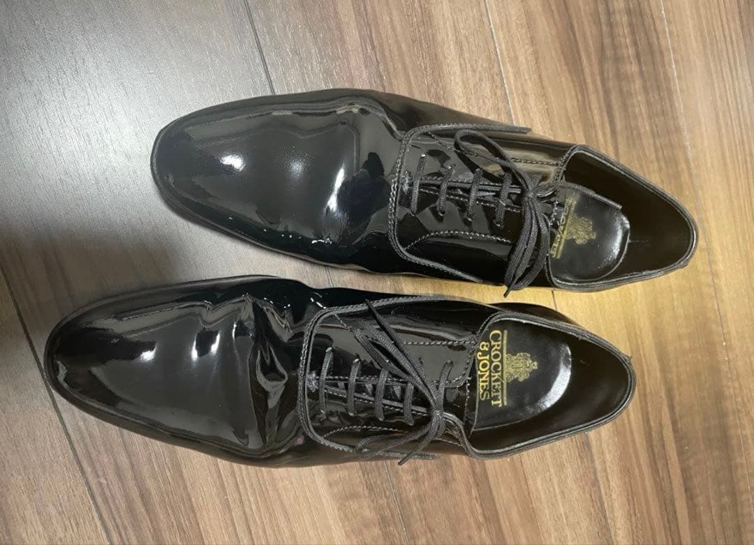M*R様 結婚式　CROCKETT & JONES 革靴　エナメル26.5cm