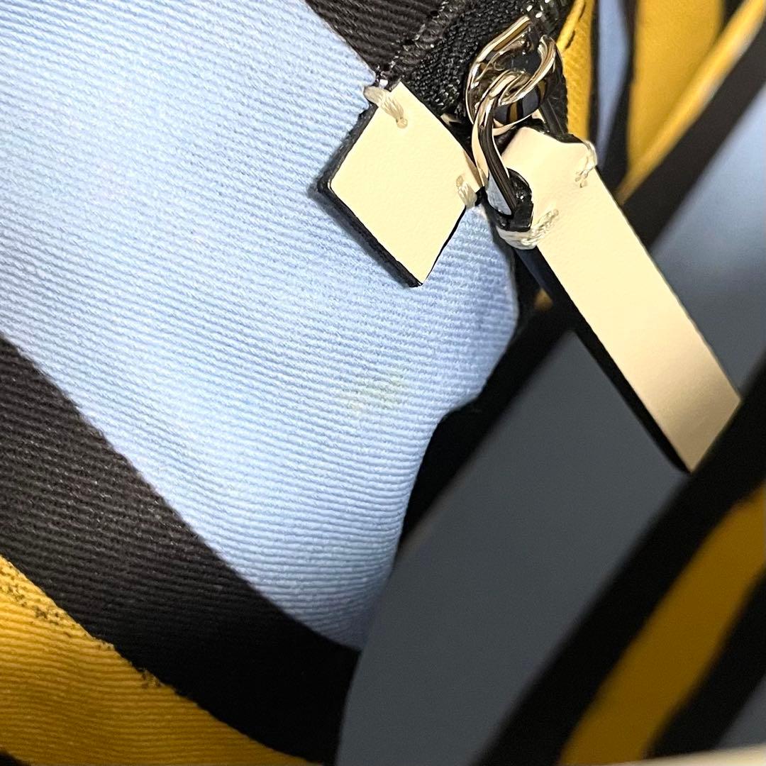 新品タグ付/マルニ　スモールトート　ヤヌス　グリーン　リバーシブル　ウール　希少