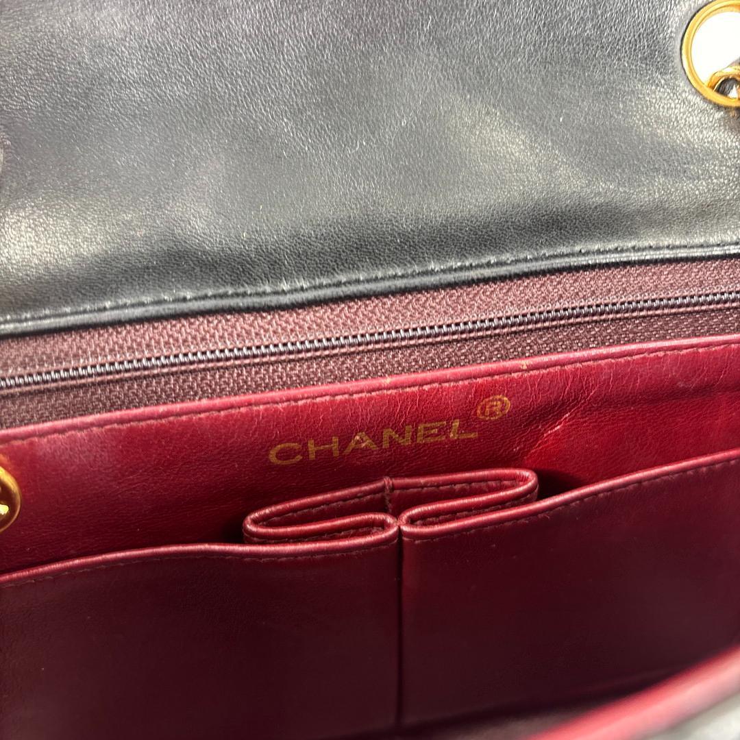 超極美品 シャネル ミニマトラッセ20 ラムスキン レディース ショルダーバッグ