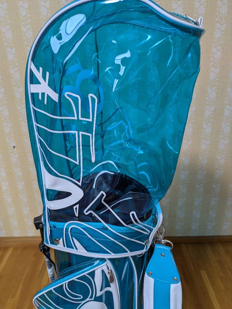 UNDEFEATED キャディバッグ ターコイズ