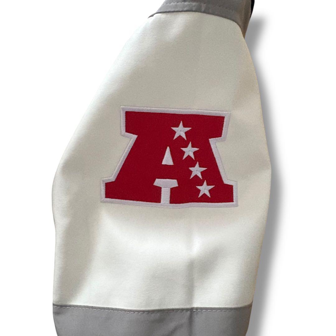 NFL レイダース スタジャン リバーシブル ブラック Lサイズ