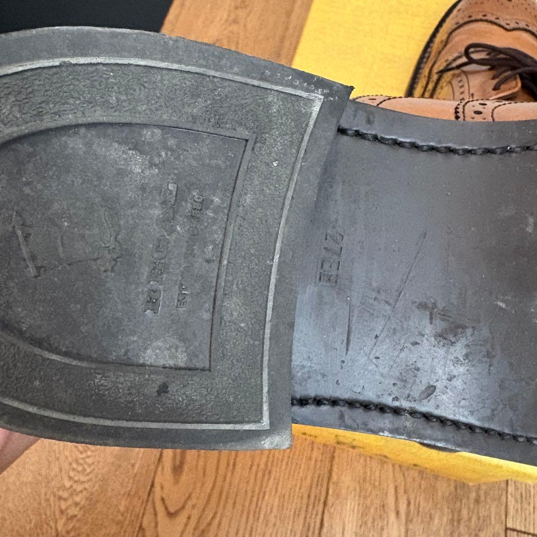 REGAL リーガルブラウンレザー ウィングチップ ビジネスシューズ