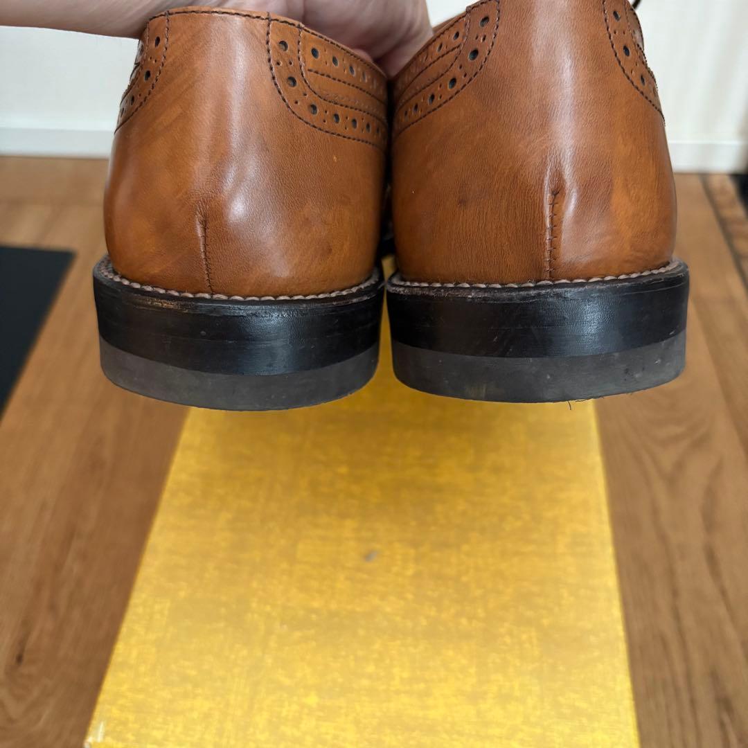 REGAL リーガルブラウンレザー ウィングチップ ビジネスシューズ